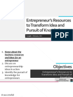4 Entrepreneurs Resources To Transform Idea