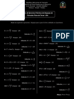 DESPEJE DE FORMULAS FISICA TERCER AÑO