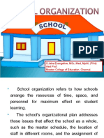 Topic 1 School Organization