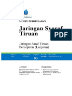 03 Jaringan Syaraf Tiruan - Perceptron (Lanjutan) - SB