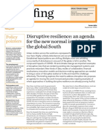 BR Fing: Disruptive Resilience: An Agenda For The New Normal in Cities of The Global South