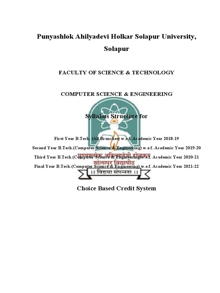 BTech CSE Syllabus | PDF | Laplace Transform | Computer Network