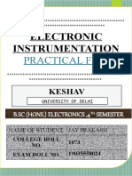 To Measure The Capacitance Using de Sauty's Bridge