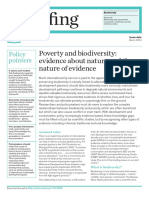 BR Fing: Poverty and Biodiversity: Evidence About Nature and The Nature of Evidence