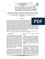 Multi-Objective Optimal Reactive Power Dispatch Using Hybrid Time Varying Particle Swarm Optimization and Genetic Algorithm