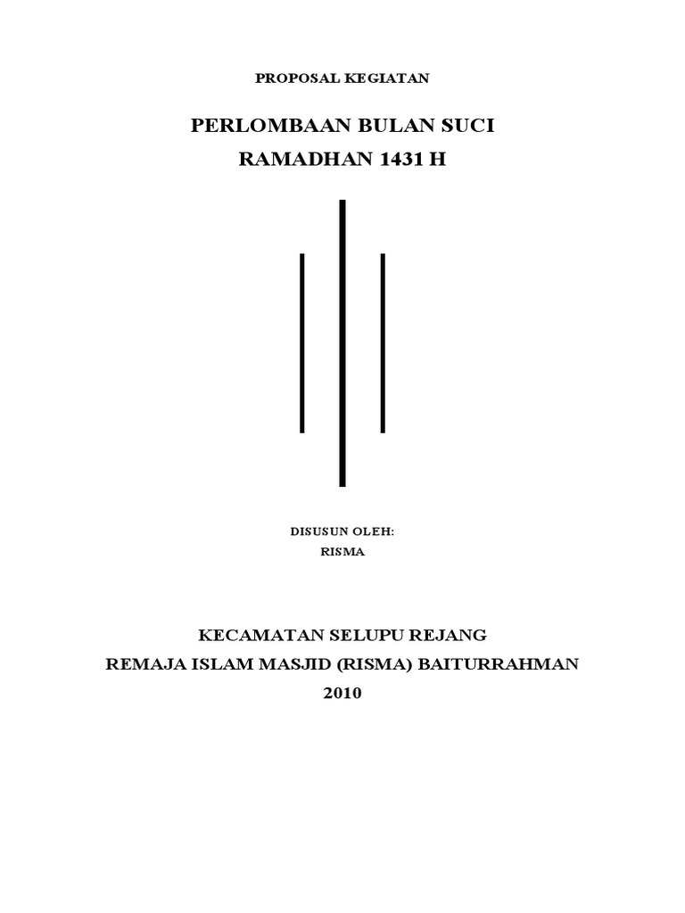 Proposal Kegiatan Lomba Pdf