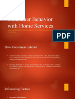 Consumer Behavior With Home Services