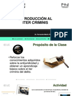 CLASE 10 INTRODUCCIÓN AL ITER CRIMINIS