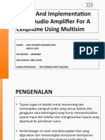 Design and Implementation of An Audio Amplifier For