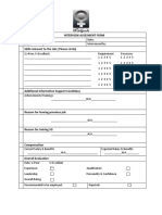 Interview Assessment Form General