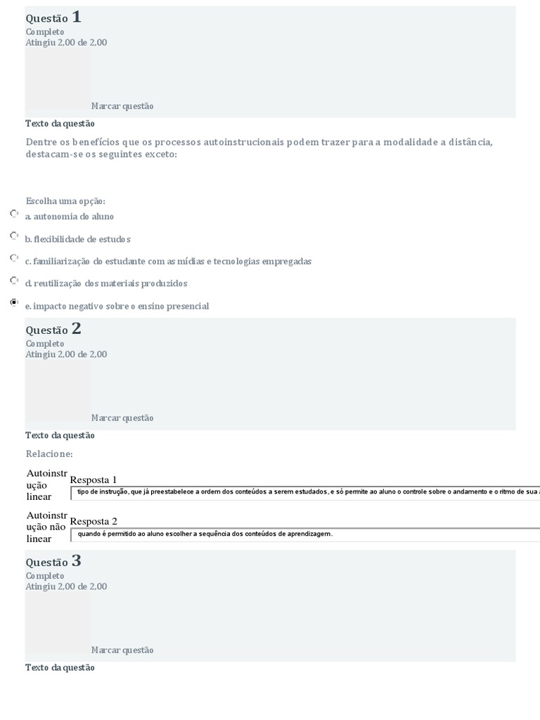 Benefícios da Autoinstrução na EAD | PDF | Carreira e Crescimento | Arte