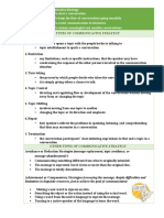 Communicative Strategies for Meaningful Conversation