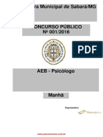 Concurso Público Sabará/MG para Psicólogo analisa preconceito à velhice