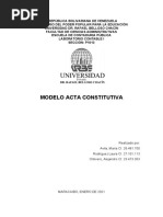 Acta Constitutiva