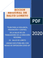 Plan Vigilancia Covid19 Diresa Loreto