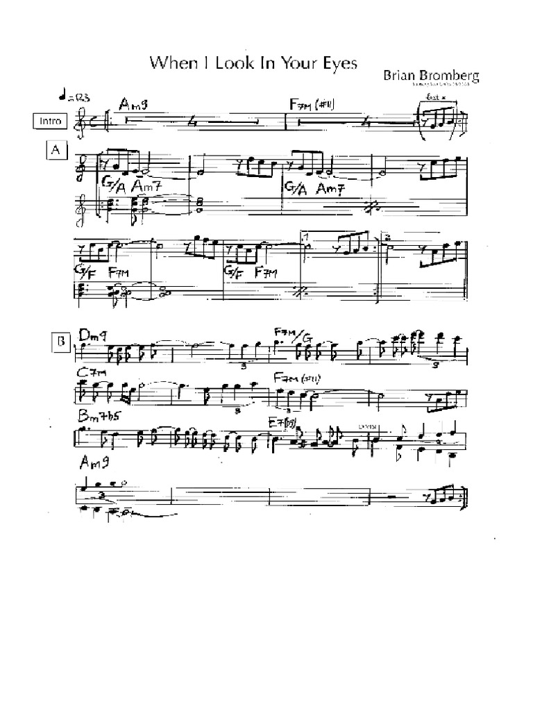 When I Look in Your Eyes PDF