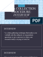 Data Collection (Interview and Questionnaire)