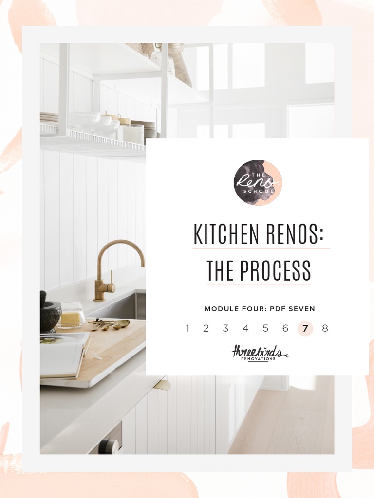 7 - Kitchen Renos - The Process | PDF | Countertop | Cabinetry