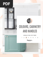 Colours, Cabinetry and Handles: Module Four: PDF Three