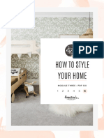 6 - How To Style Your Home