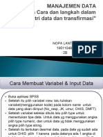 Tugas Manajemen Data Nopa Lantika2B