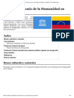 Anexo - Patrimonio de La Humanidad en Venezuela - Wikipedia, La Enciclopedia Libre