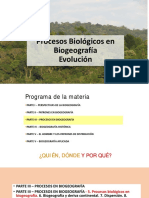 Clase 5A - Procesos Biológicos - Evolución 2020 DEG