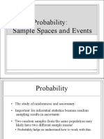 Probability: Sample Spaces and Events