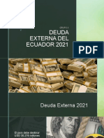 Deuda Externa Del Ecuador 2021