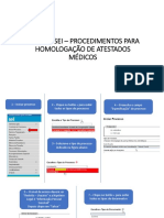 Homologação de Atestados Médicos no SEI