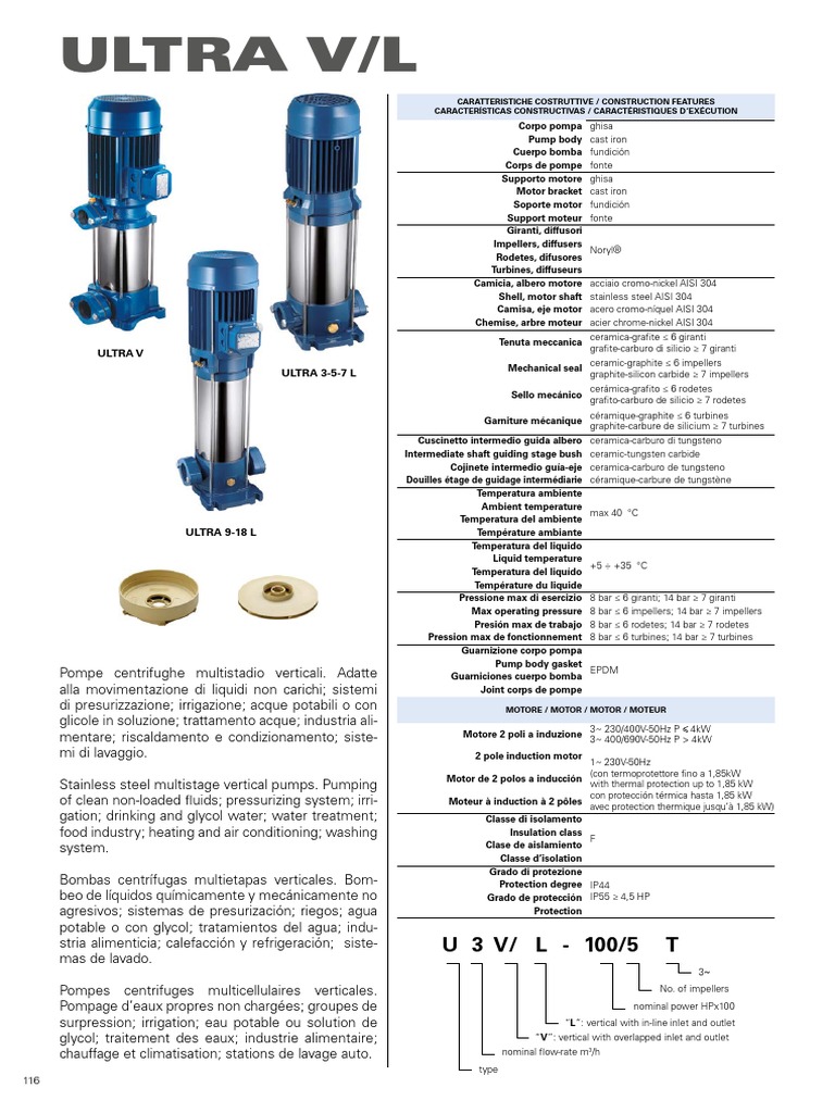 Ultra V L 50HZ | PDF
