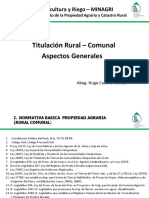 16. Titulacion Rural, Aspectos Generales - DIGESPACR
