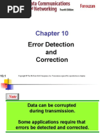 Error Correction and Detection