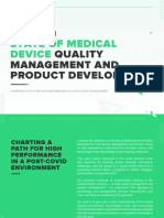 2021 State of Medical Device Quality Management and Product Development - Benchmark Report (12-8-2020)