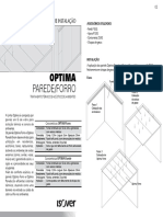 Manual instalação painel acústico Optima Forro Parede