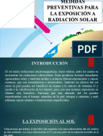 Medidas Preventivas para La Exposición A Radiación Solar