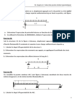 TD Chapitre 3-Calcul Des Poutres Droites Hyperstatiques