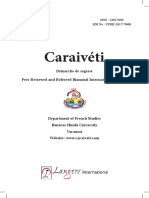 Caraivéti: Démarche de Sagesse Peer Reviewed and Refereed Biannual International Journal
