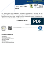Certificado ECT FPUNE