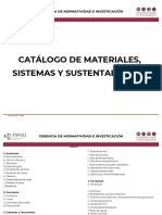 Catalogo de Materiales Sistemas y Sustentabilidad 2020