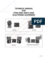 Technical Manual FOR DYNA 8000, 8200 & 8400 Electronic Governor