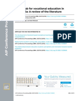 Virtual Lab For Vocational Education in Indonesia: A Review of The Literature