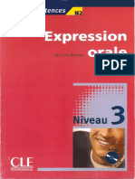 Expression Oral Niveau 3