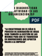 Cómo Diagnosticar La Creatividad EN LAS ORGANIZACIONES