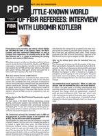 The Little-Known World of Fiba Referees: Interview With Lubomir Kotleba