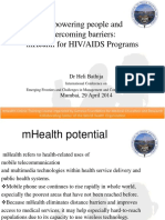 Empowering People and Overcoming Barriers: Mhealth For Hiv/Aids Programs