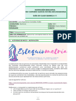 Aplicación de la estequiometría en la resolución de problemas químicos