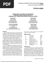 Optimal Make-Up Torque For Trapezoidal Threaded Connections Subjected To Combined Axial Tension and Internal Pressure Loading