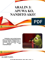 Aralin 3: Kapuwa Ko, Nandito Ako!: For A Greater, Grander Purpose