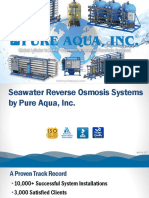 Seawater Reverse Osmosis Swro Presentation